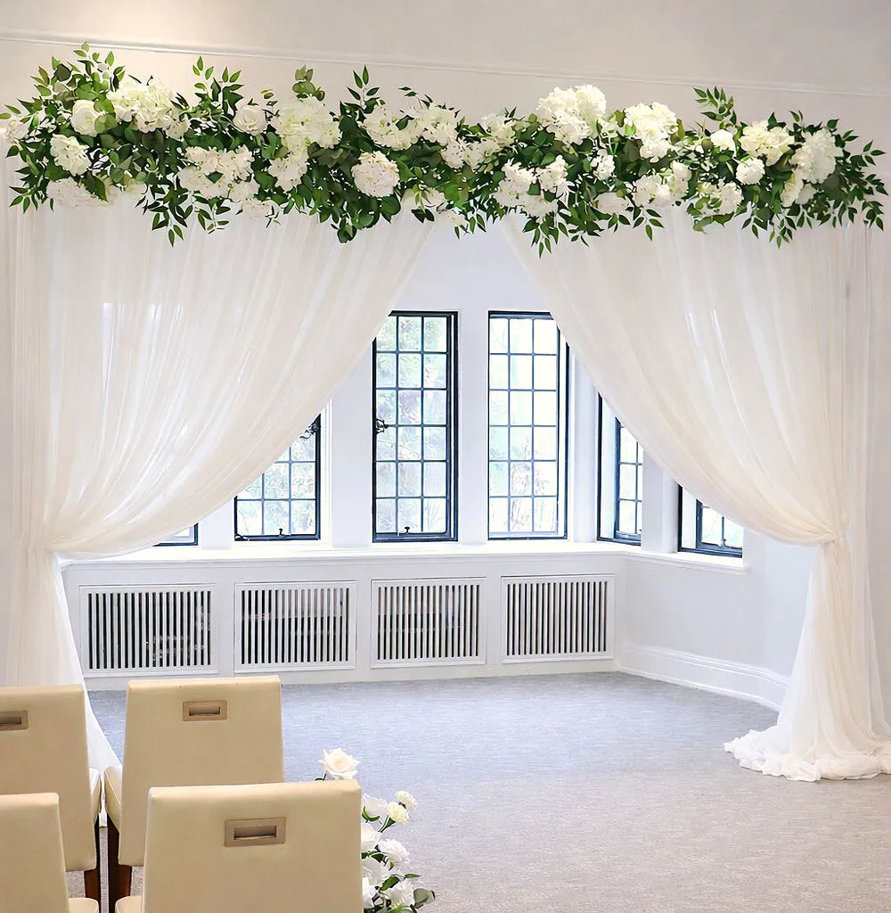 Everly Chiffon Floral Backdrop