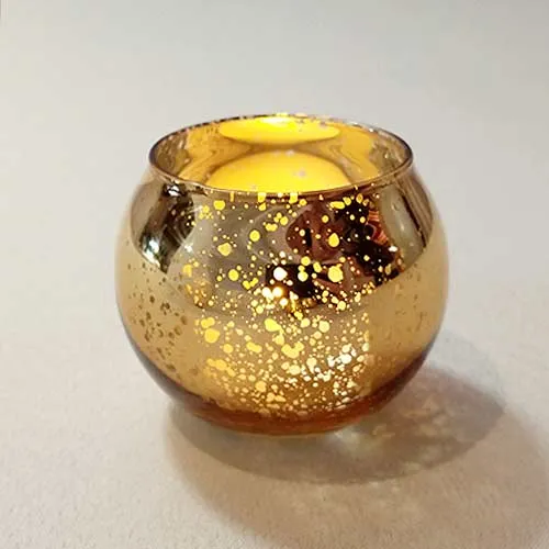 Mercury Glass Candle Holders