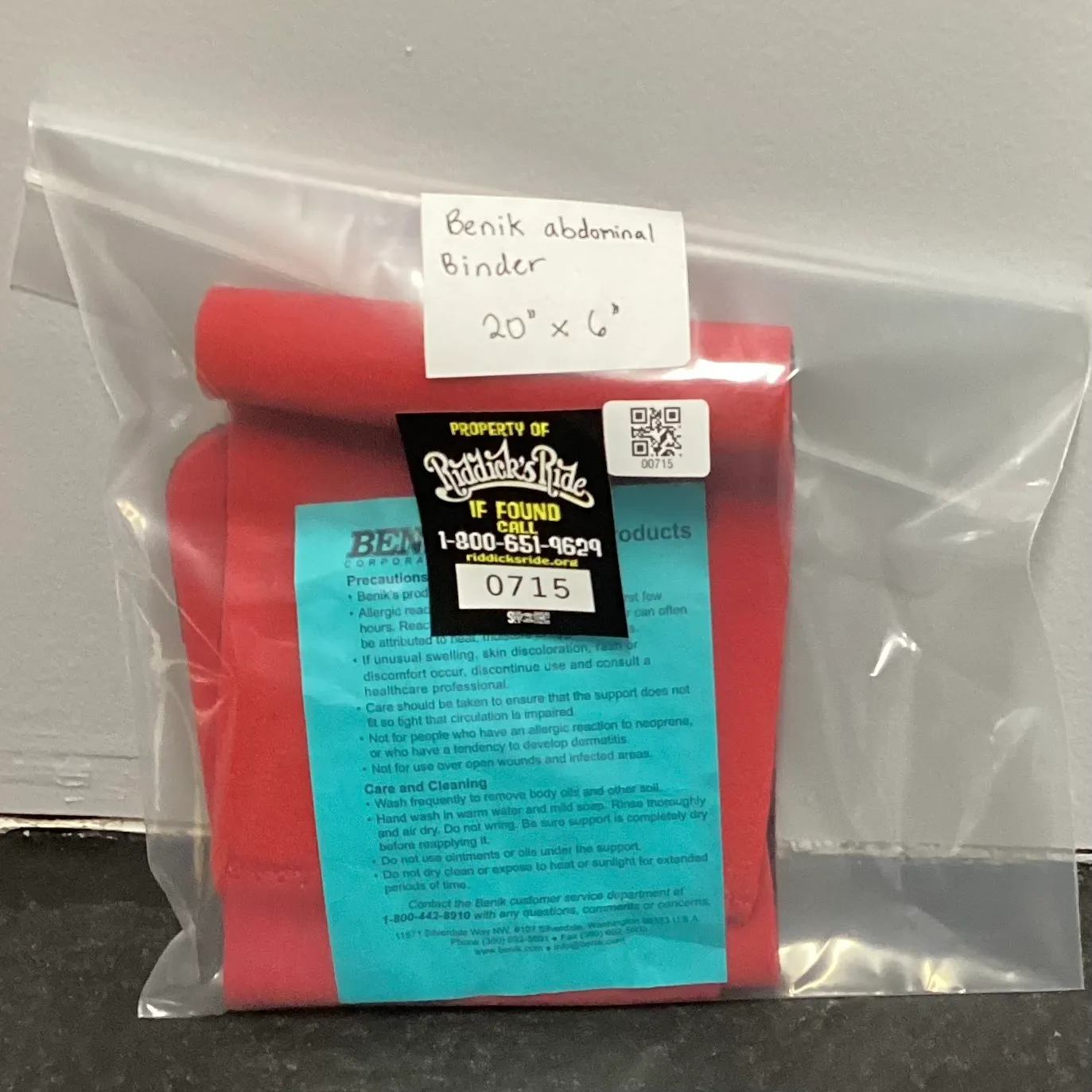 BENIK ADOMINAL BINDER #0715