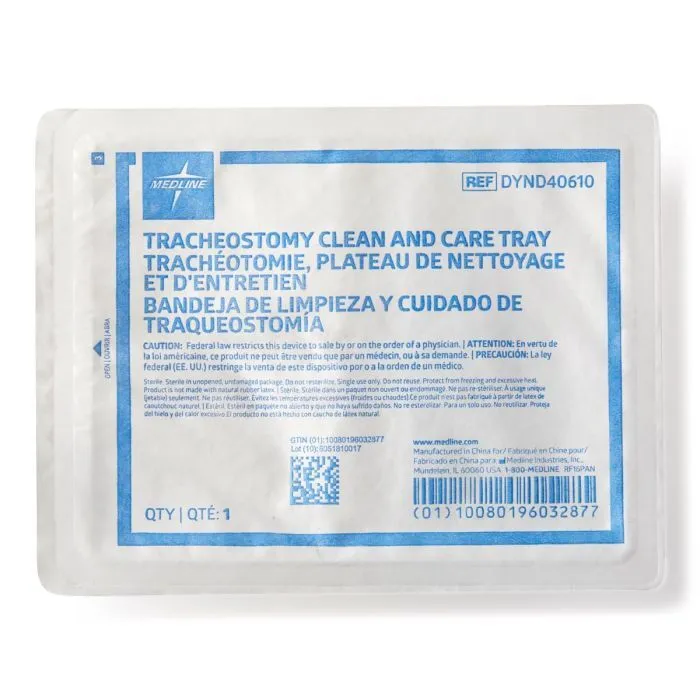 MEDLINE TRACH CLEAN AND CARE TRAY DYND40582