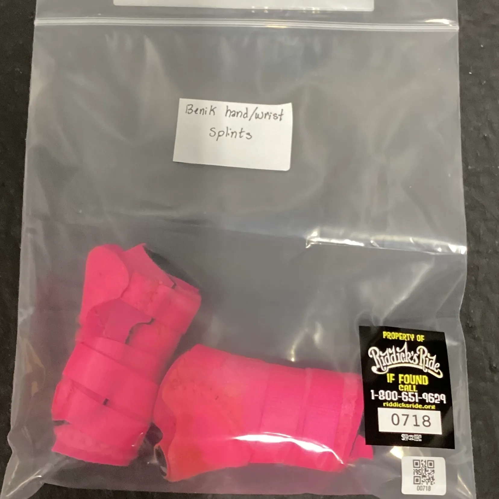 BENIK HAND/WRIST SPLINTS #0718