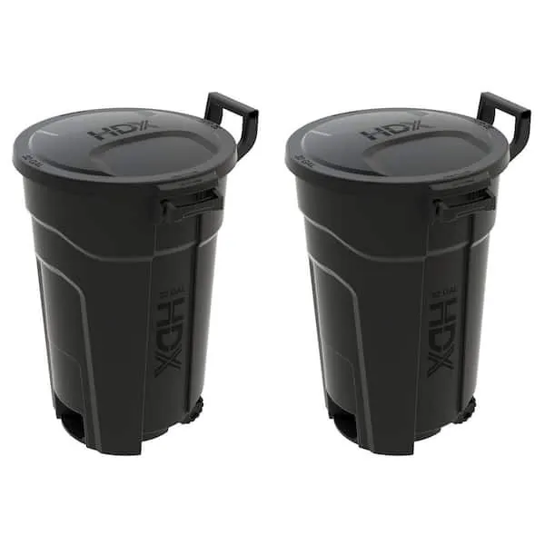 45 Gallon Trash Can with Wheels