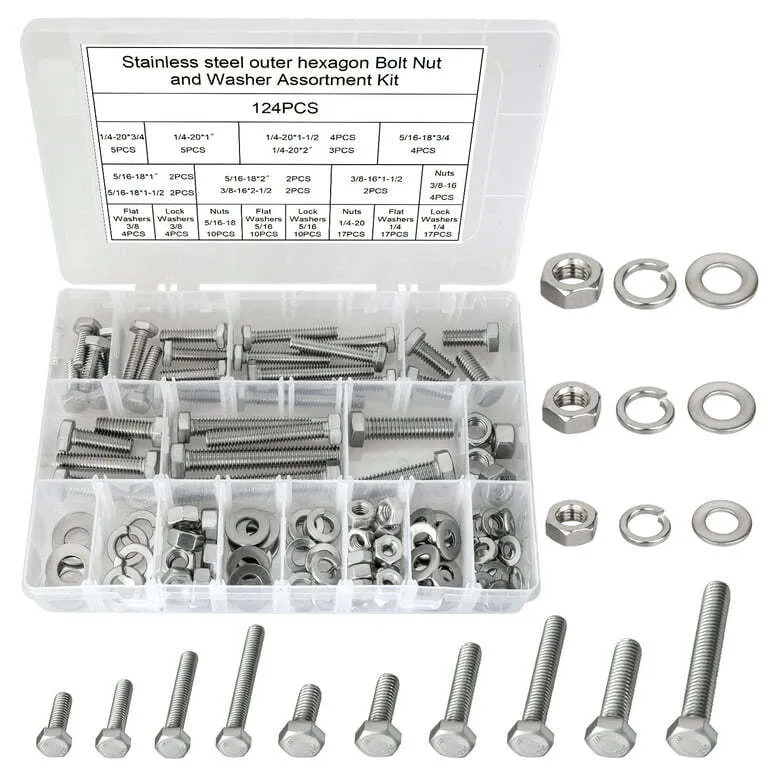 Nuts and Bolts Set (1/4-20 and 3/8-16)