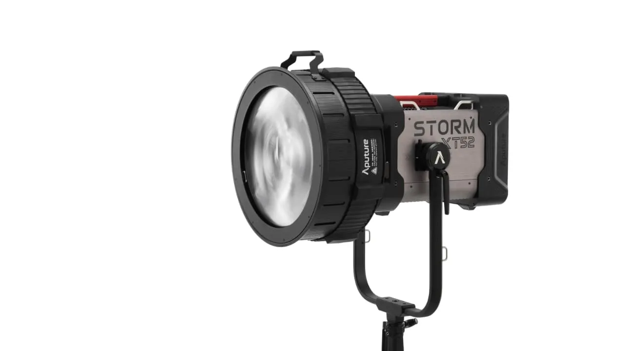 Aputure STORM XT52 with CF16 Motorized Fresnel