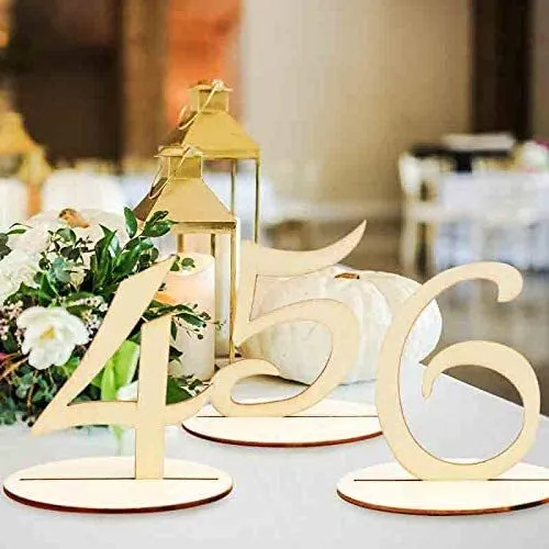 Wooden Table numbers 1-20