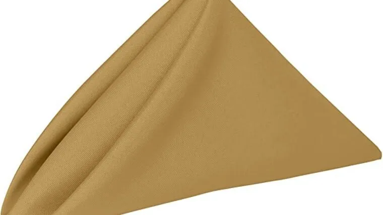 20 x 20 Polyester GOLD napkin