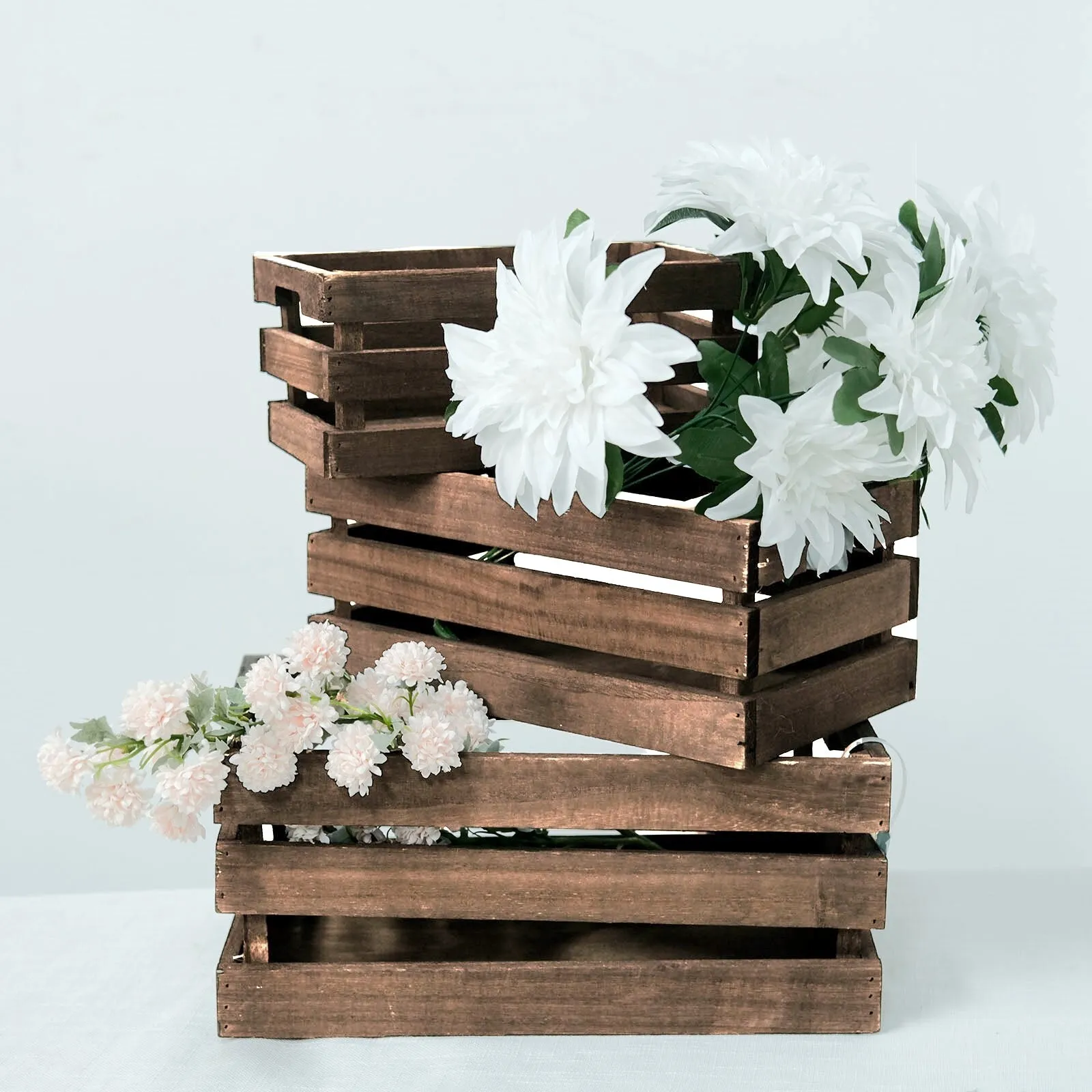Rustic Brown wooden crates