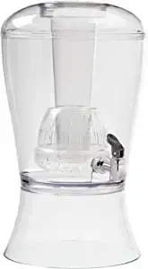Beverage Dispenser with ice cylinder and fruit infuser