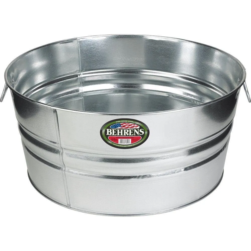 Galvanized bins 