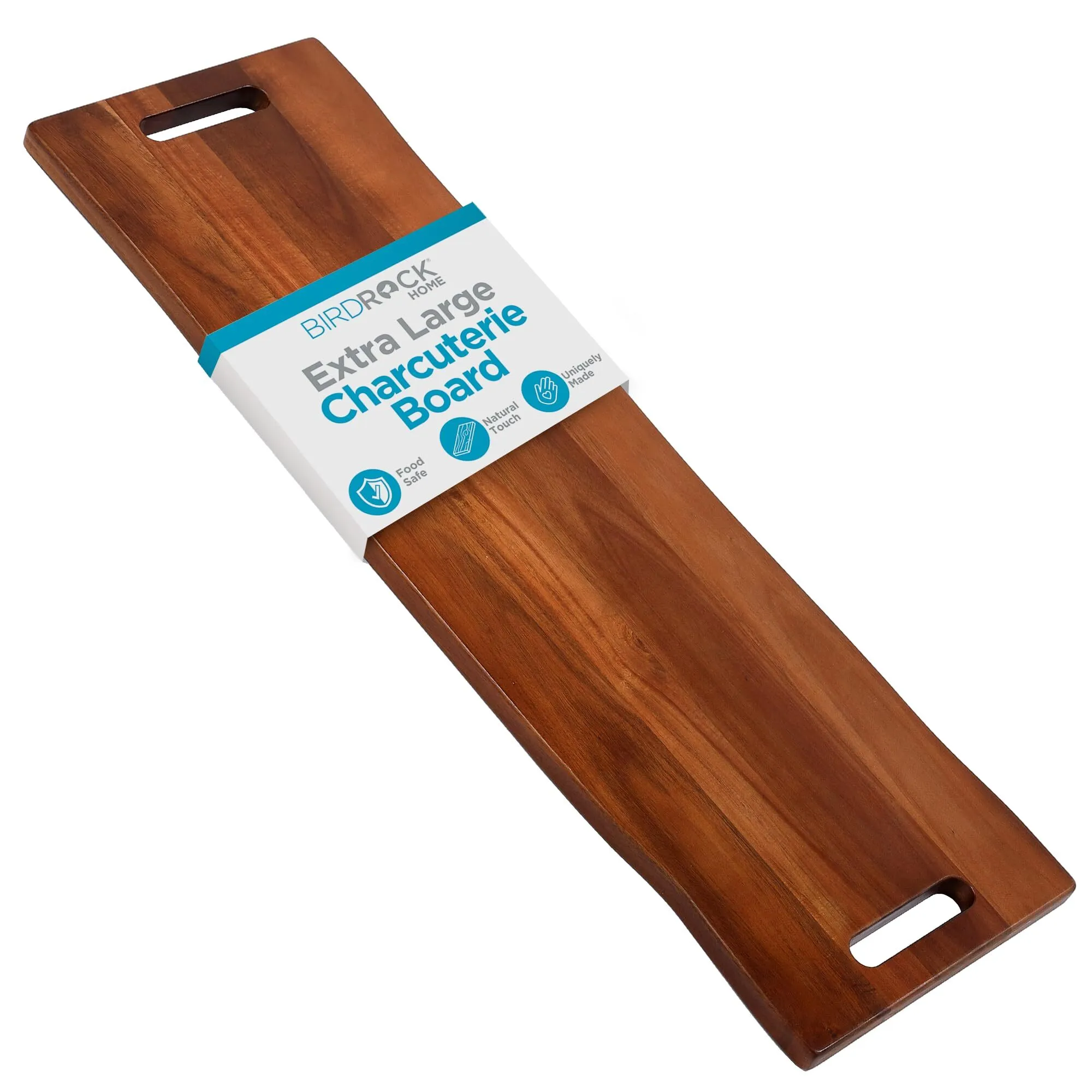 36" Wooden Cheese serving board with handles 