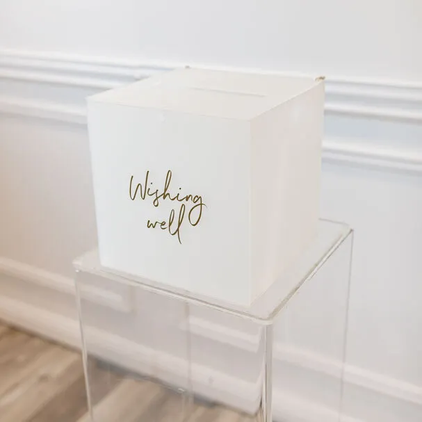 Wishing Well - Frosted with Decal