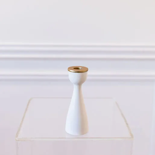 White Modern Taper - Small