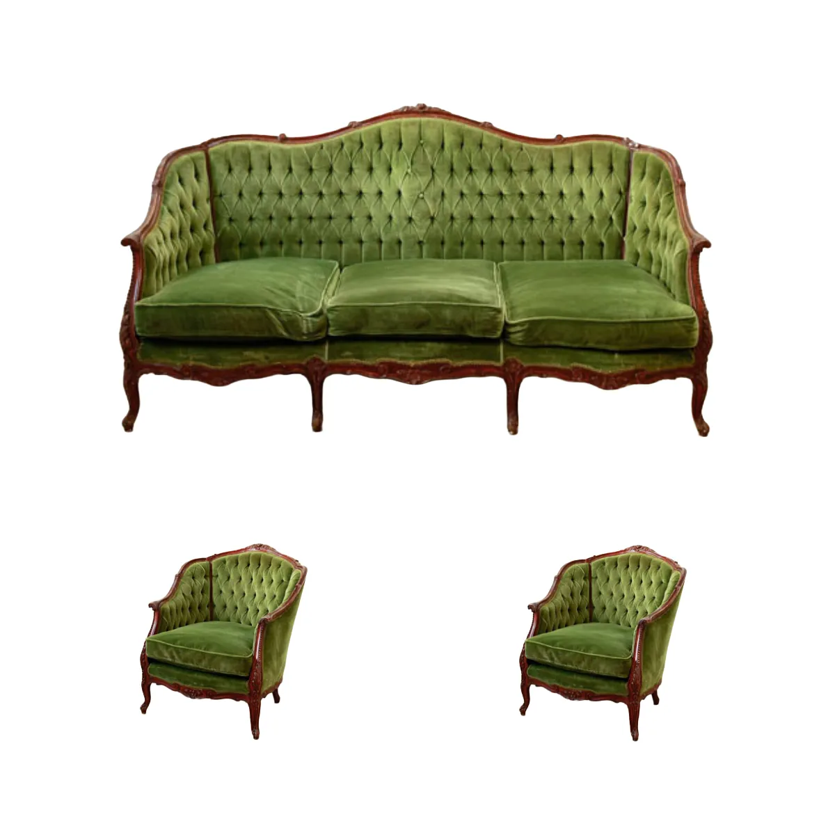 Package - 3 Piece Velour - Green