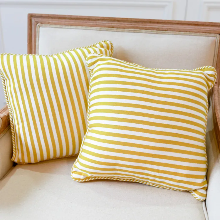 Cushion - Yellow Stripe