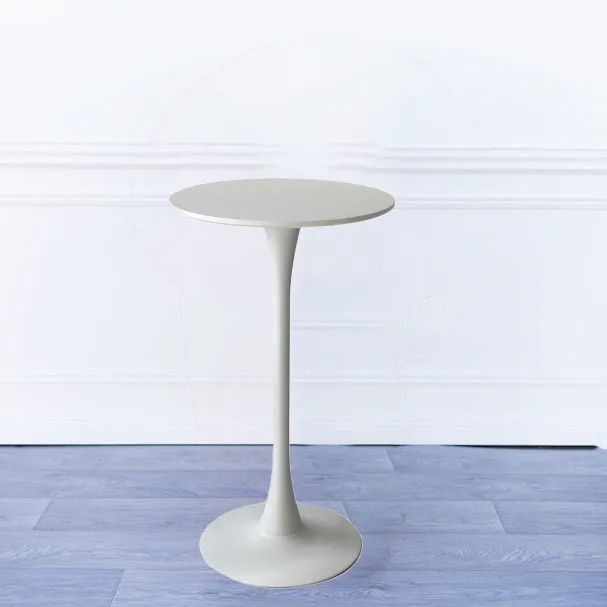 White Bar Table