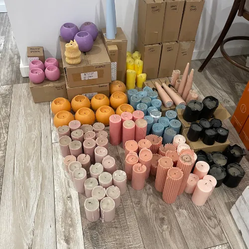 Used Colour Candles