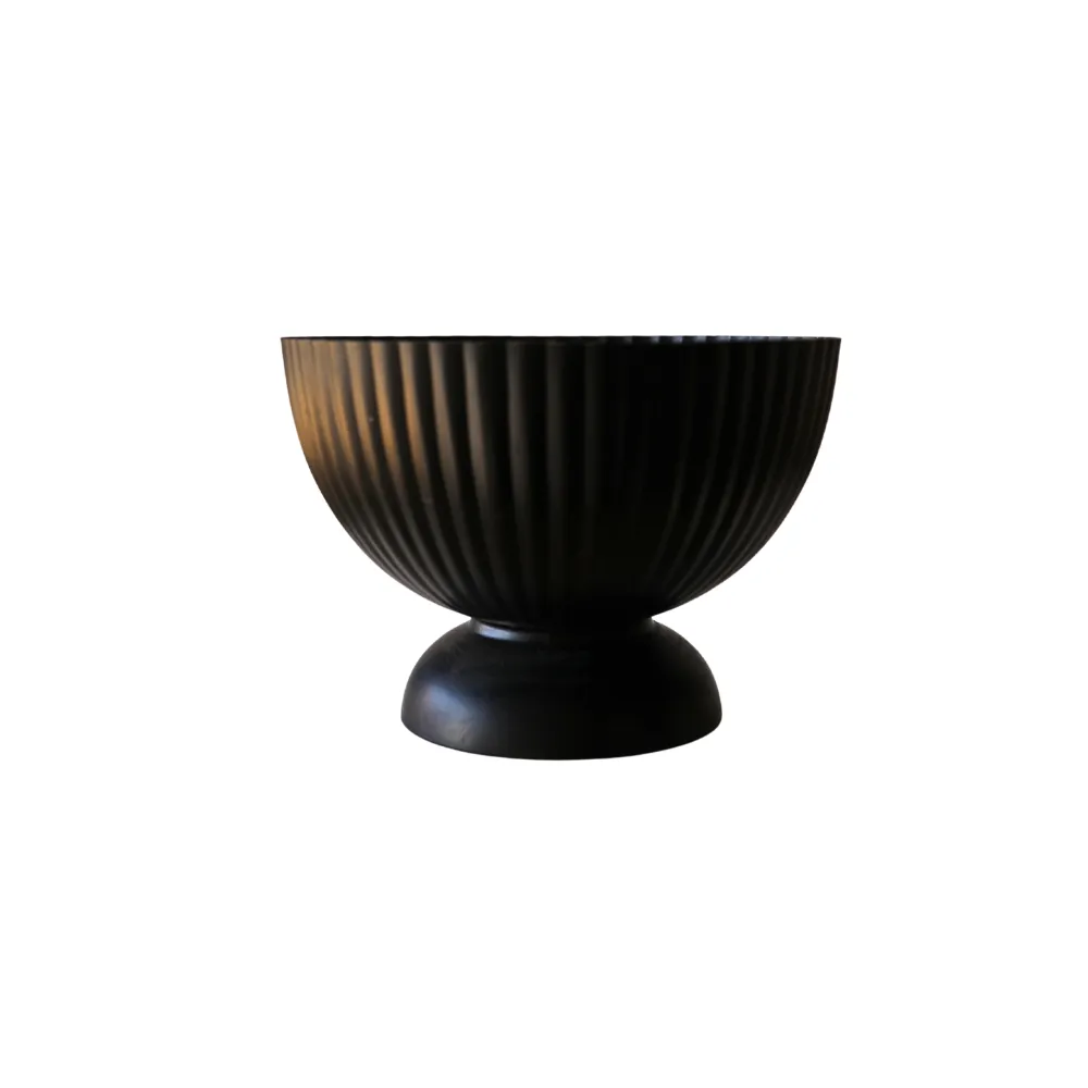 Pedestal Bowl - Black - Large