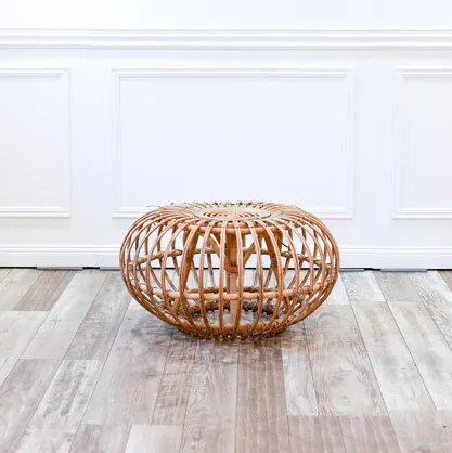 Cane Coffee Table - Round