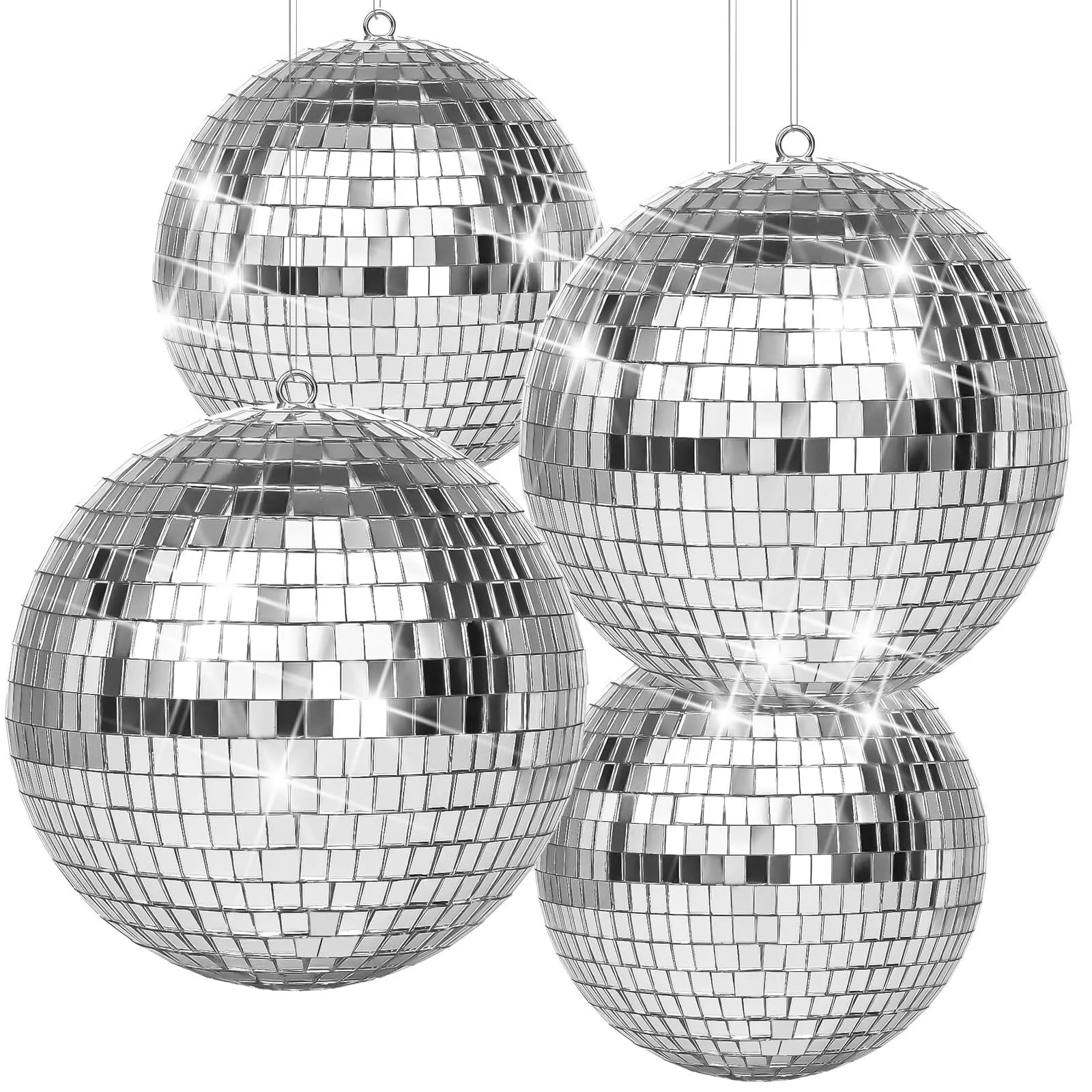 Silver Disco Balls