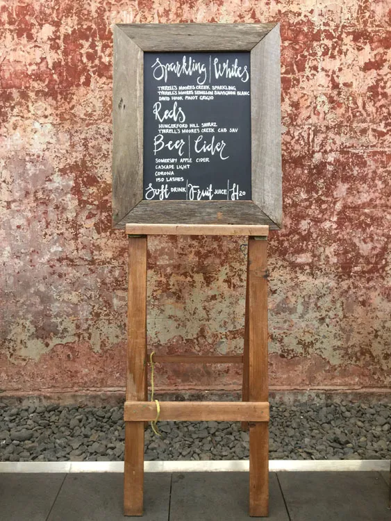 ChalkBoard - Recycled Timber - A2