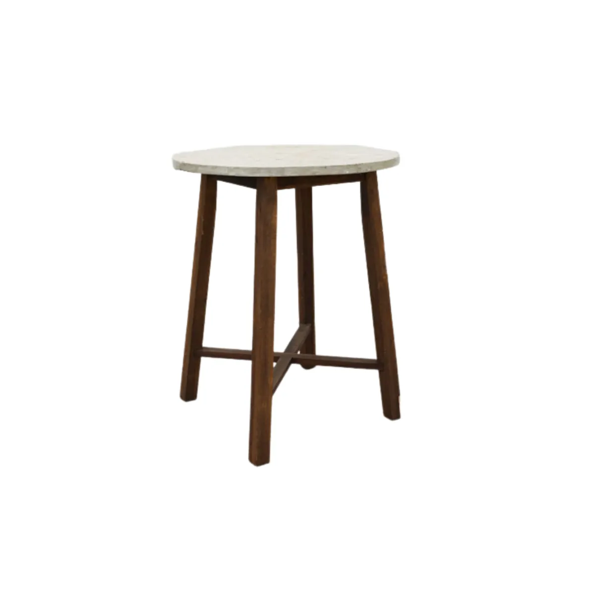 Round Textured Cement Bar Table