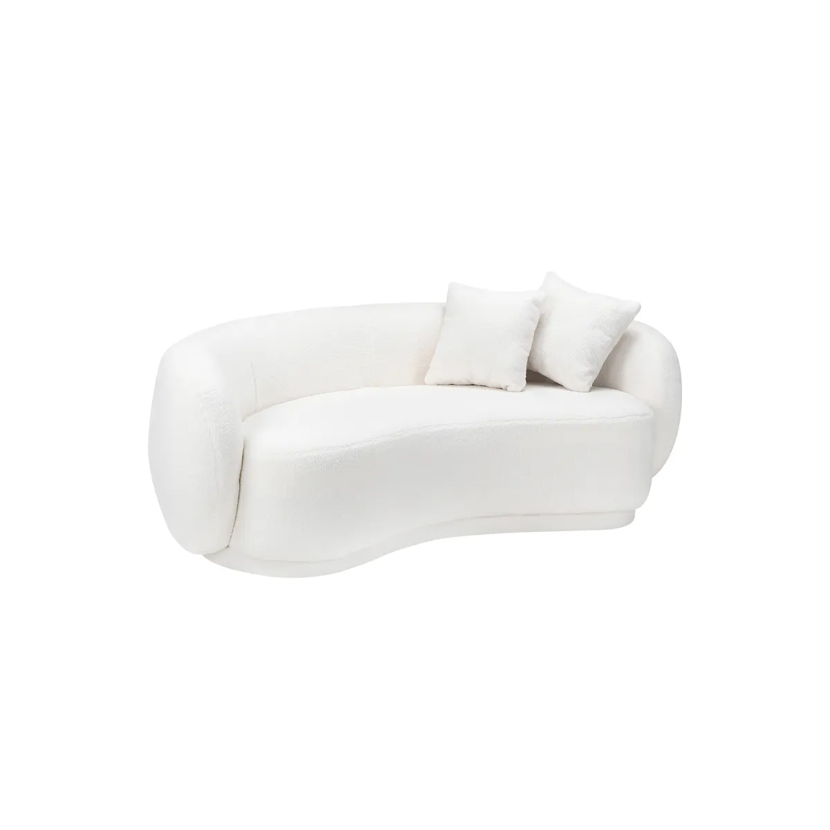 Boucle Lounge - White