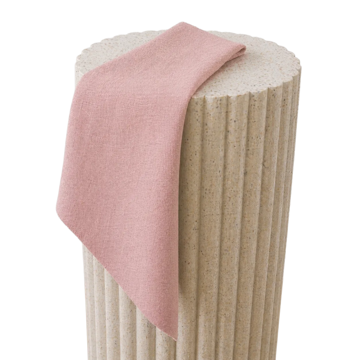 Linen Napkin - Cherry Pink