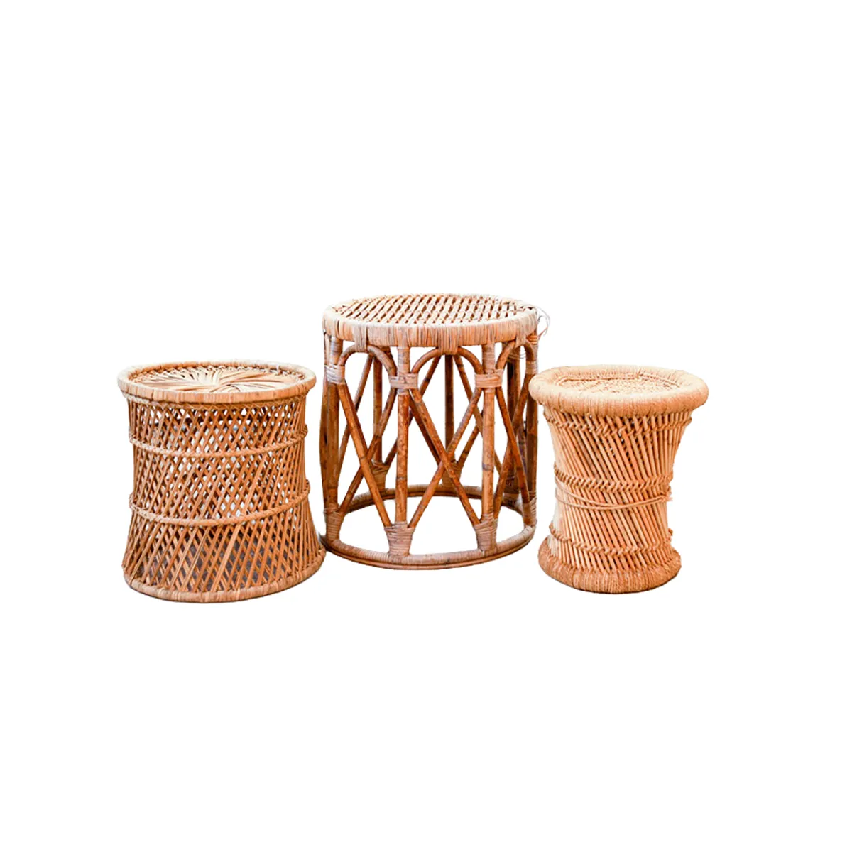 Cane Side Tables - Assorted