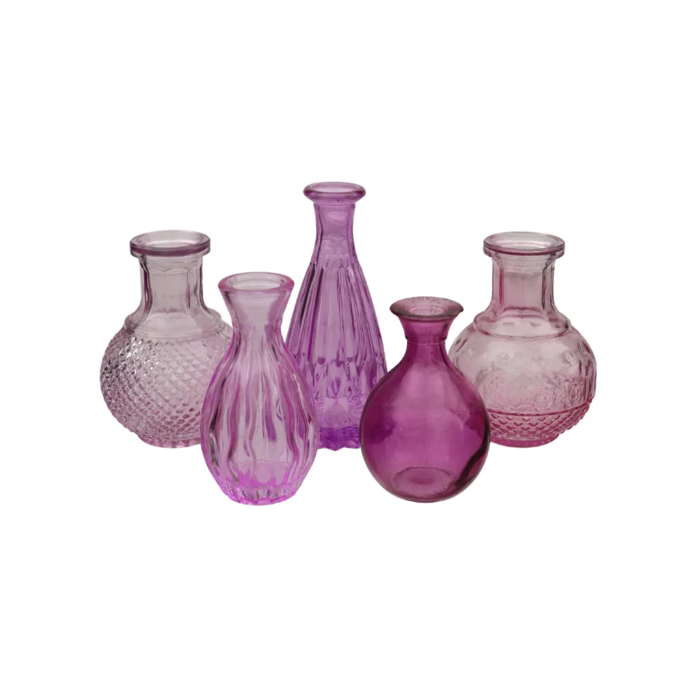 Coloured Vases - Purples