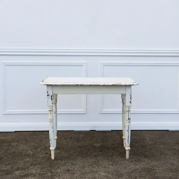 Signing Table Timber - White