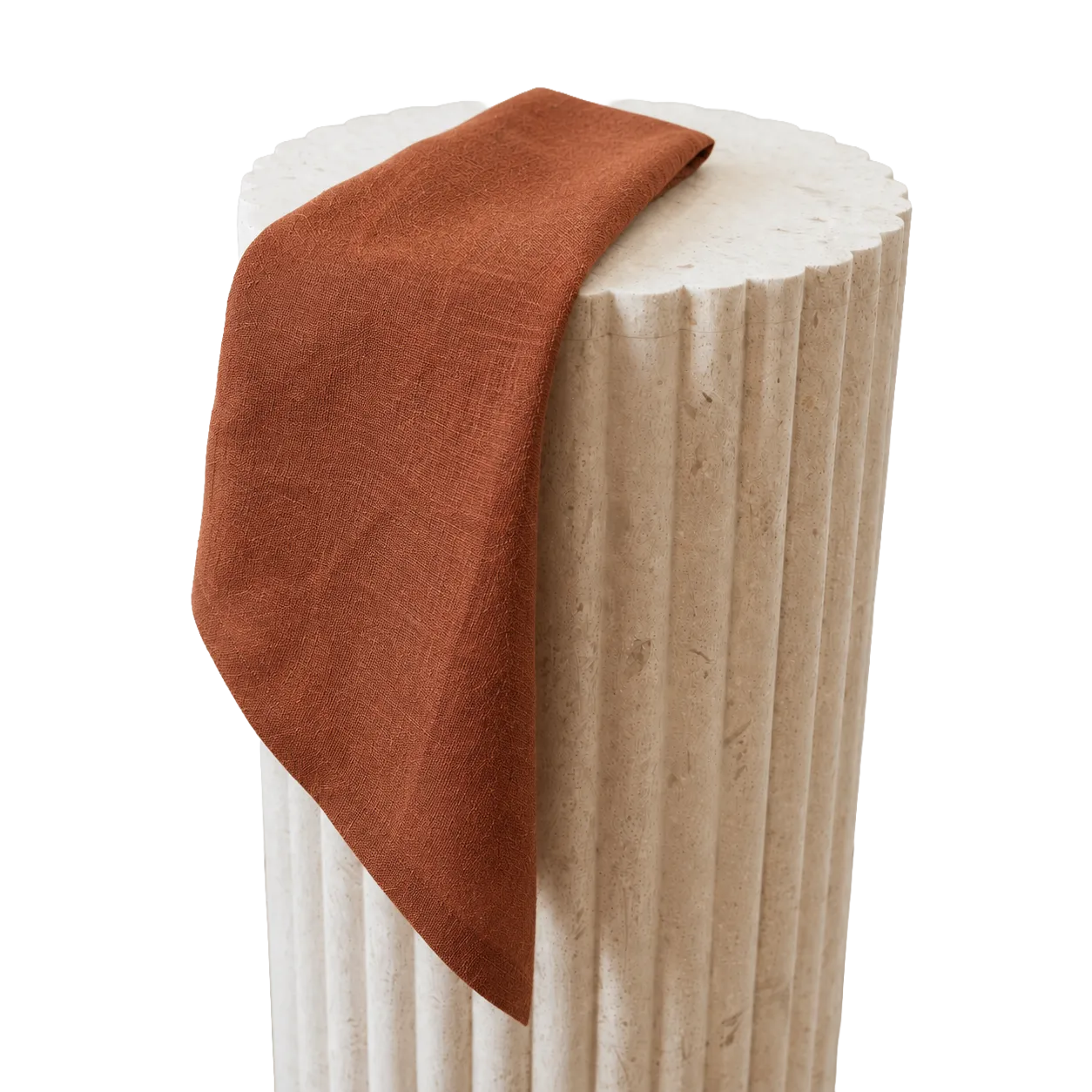 Linen Napkin - Rust