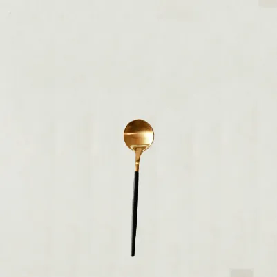 Brushed Gold and Matt Black - Teaspoon