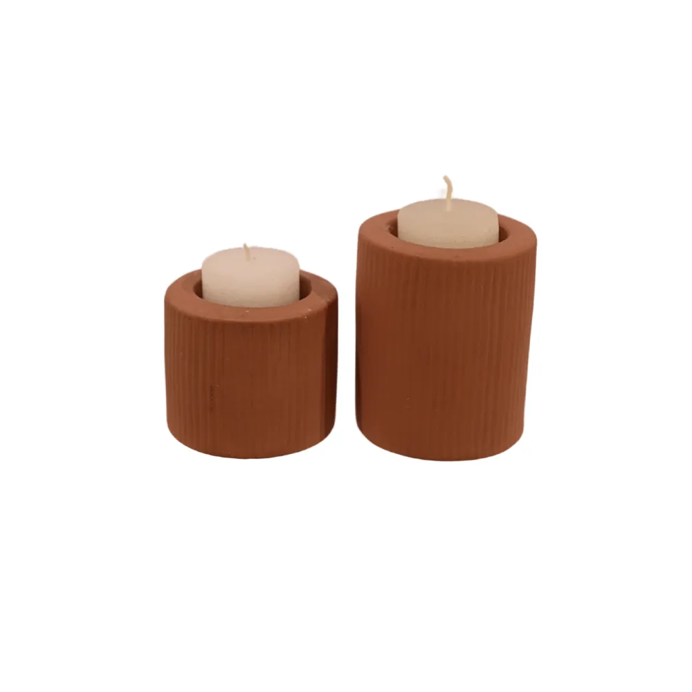 Ceramic Votive - Ochre - Small