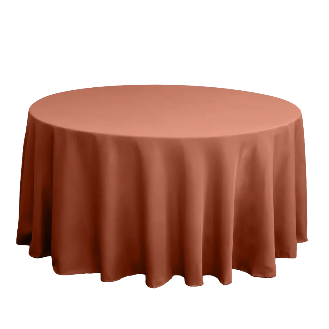 Round Tablecloth - Terracotta