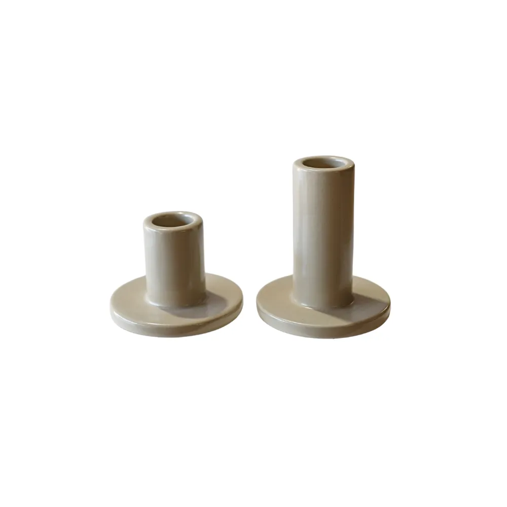 Ceramic Candle Holder - Valley Mist