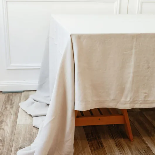 Linen Tablecloth - Smoke Grey
