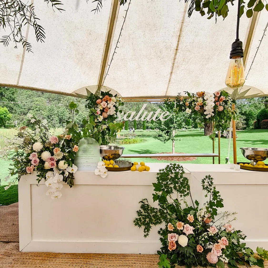 Backdrop - Steel Square Frame with Shelf