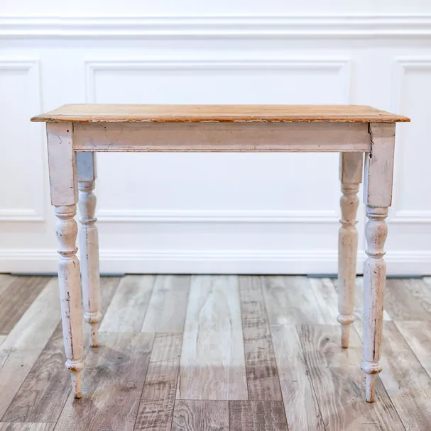 Timber Signing Table - Painted Legs
