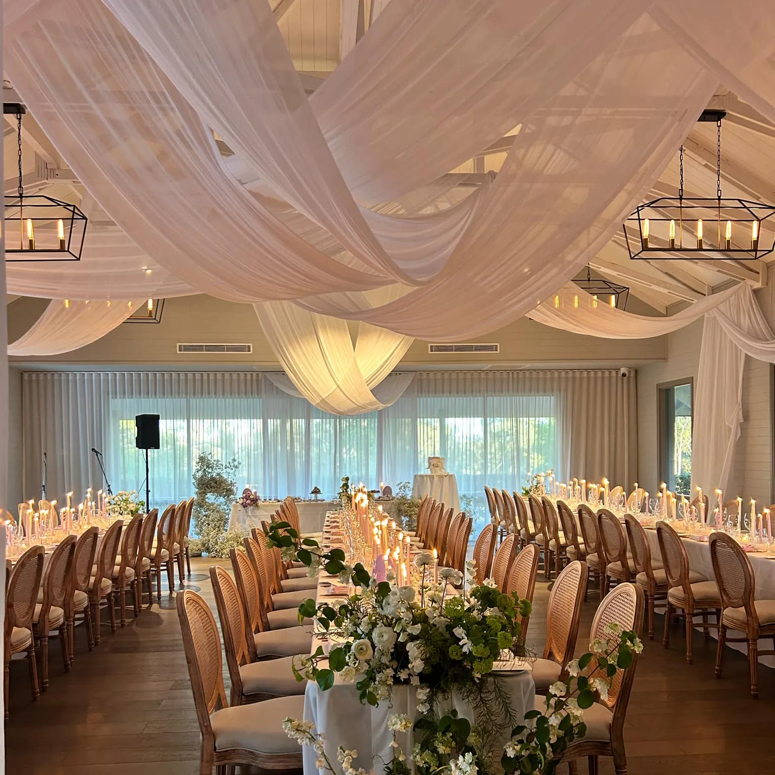 Chiffon Ceiling Drapery