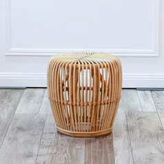 Rattan Side Table - natural