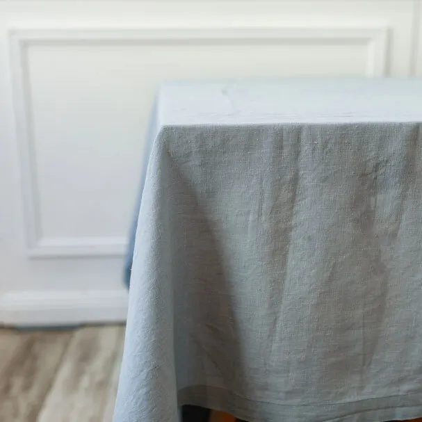 Linen Tablecloth - Blue