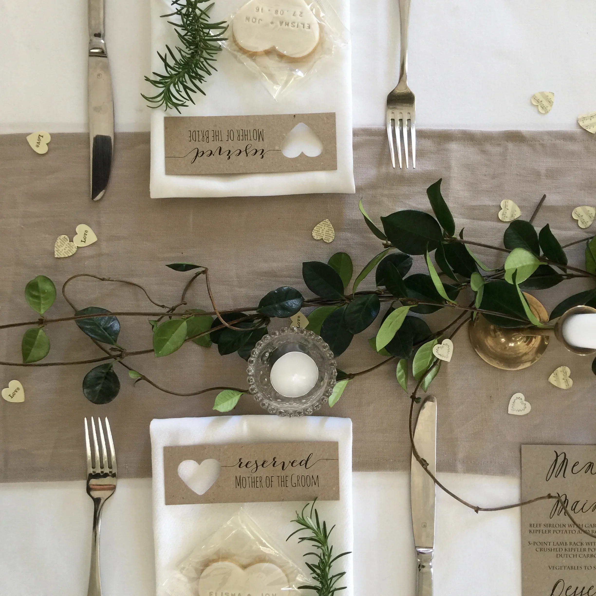 Table Runner - Dark Linen