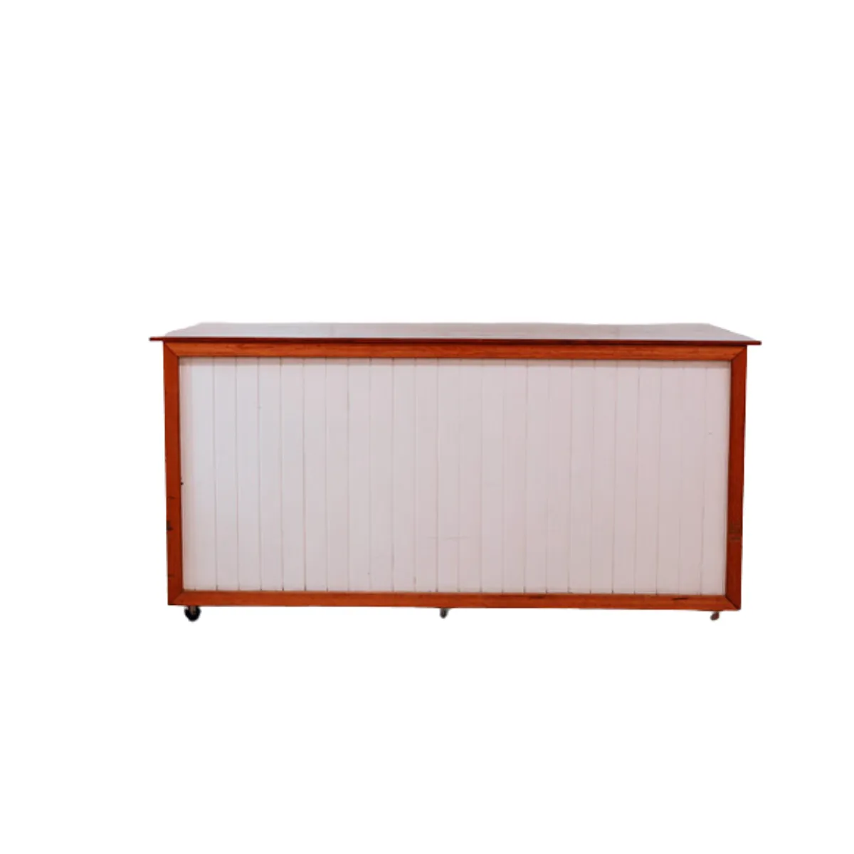 Panelled Bar - Timber and White
