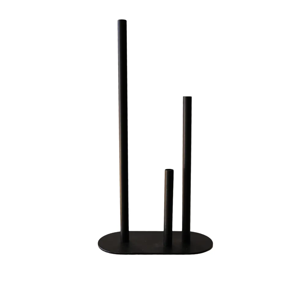 Minimal Bud Vases - Black - Tall
