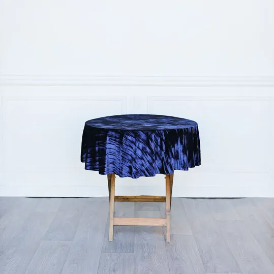 Velvet Tablecloth - Navy