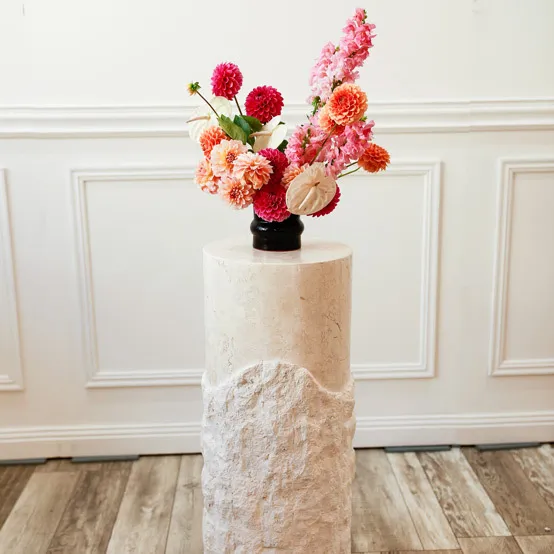 Pila Stone Plinth - Medium