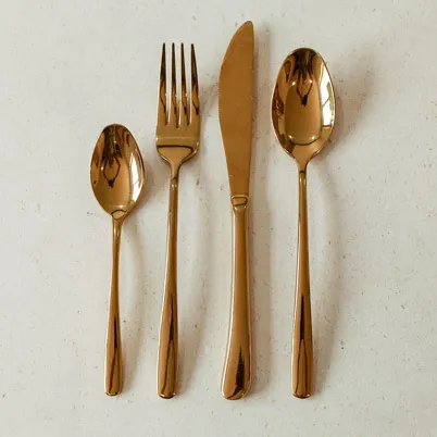 Gold Cutlery - Set