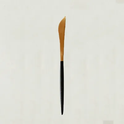 Brushed Gold and Matt Black - Knife