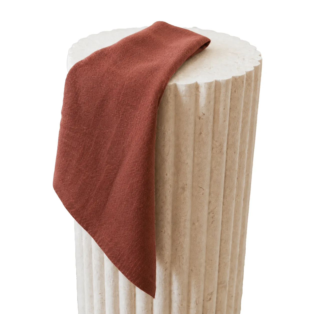 Linen Napkin - Water Red