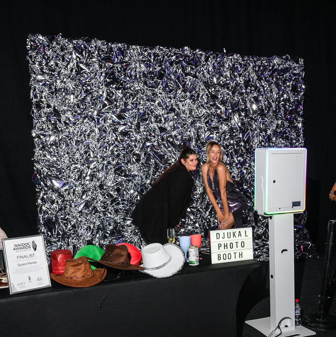 Silver Metallic Backdrop